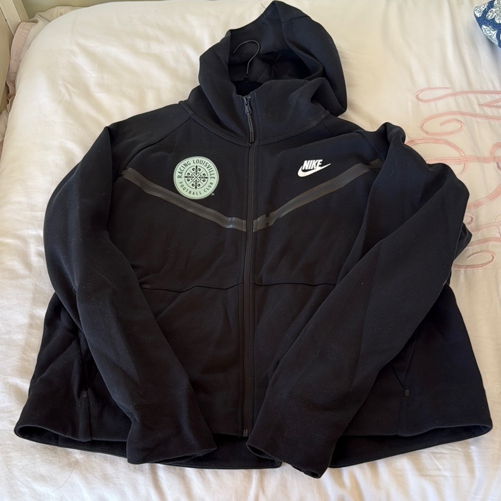 Nike Tech Fleece Black Zip-Up Hoodie